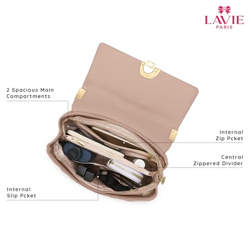 Image of LAVIE PARIS Women's Quincy Medium Flap Crossbody Sling Bag | Ladies Purse Handbag | Gift for Women