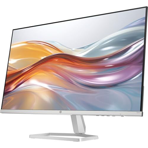 Image of HP Series 5 27 Inch FHD Desktop Monitor 527sf 100Hz IPS 300nits Anti-Glare Dual HDMI Port On-Screen Controls 3-Sided Micro-Edge Bezel Works with Chromebook Certified Adjustable Tilt 94F44AA (Renewed)