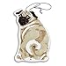 WIRESTER Hanging Air Freshener for Car, Home, Bathroom, Office, Decorative Charm Ornaments, Pug Dog