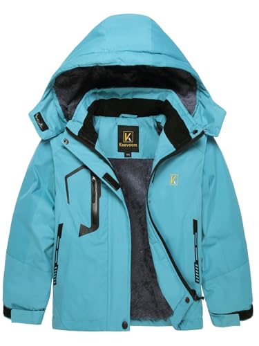 Keevoom Girls Winter Jackets,Blue Snow Coat for Girls...