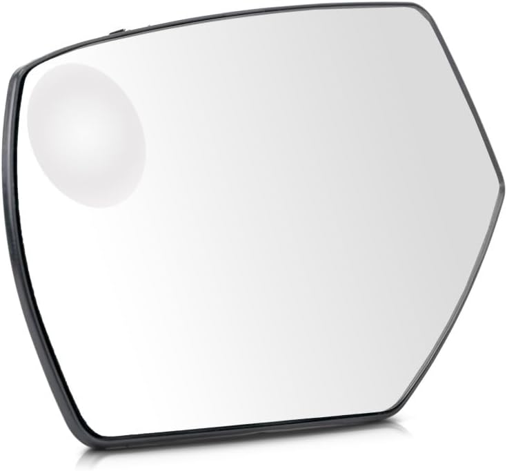 For GMC Sierra 1500 2014 15 16 17 2018 Mirror Glass Driver Side | Heated | w/Backing Plate | Flat Glass Type | Replacement For 22919747 | GM1324145