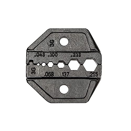 Klein Tools Conjunto de moldes de crimpagem VDV201-040 para uso com moldura de crimpagem de catraca