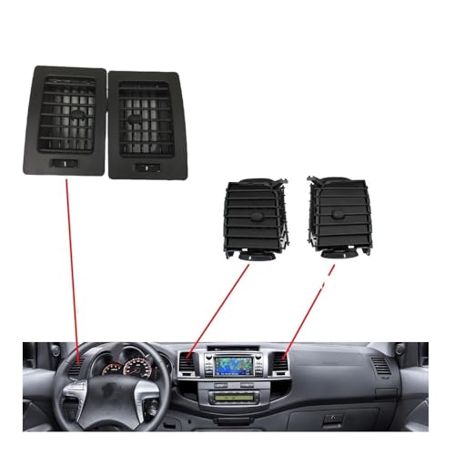 Salida de aire acondicionado central para Hilux Vigo modelos 2004 a 2015 2