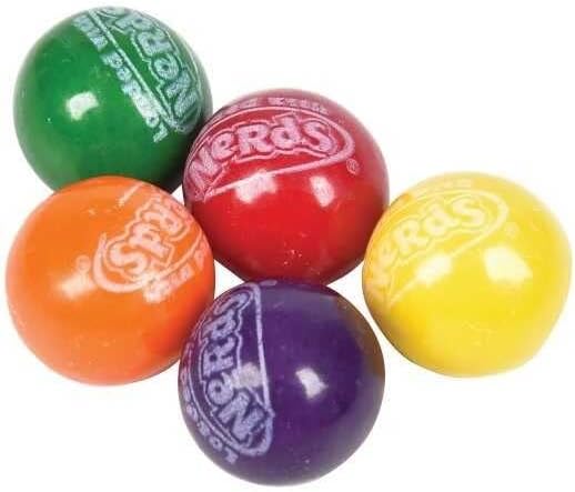 Nerd Filled Gumballs, 3 LB Bulk Candy, Approx. 150 Gumballs