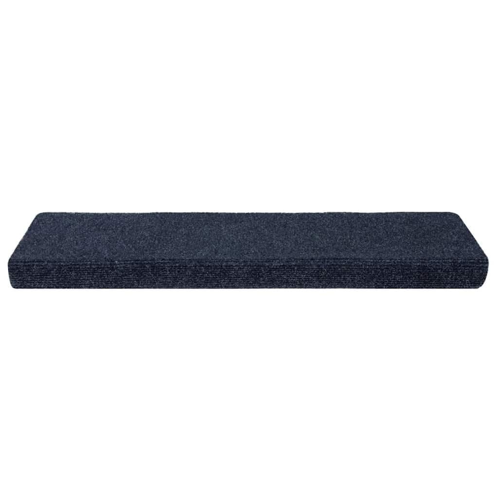 Alfombrillas autoadhesivas para escalones, 5 unidades, 65 x 21 x 4 cm, color antracita, borde rectangular, antideslizante, para escaleras de madera, escaleras de piedra, con protección contra