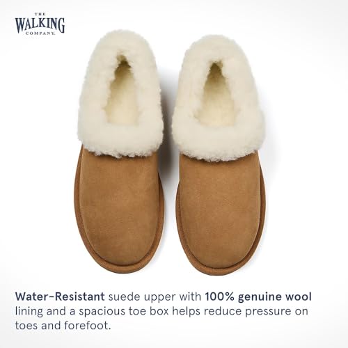 Mosey Slip On Slippers For Women | Water Resistant Suede House Slippers | Fuzzy Slippers With Arch Support For Women |3