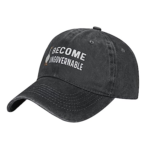 Image of Funny Goose Hat Silly Goose On The Loose Hat Men Baseball Hats Funny Cap