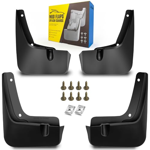 Image of Mud Flaps Fit for 2020 2021 2022 2023 Hyu-ndai Palisade 4-Door Sport Utility Without Pedal, Dedicated Mudguard for Four Seasons Universal Protection, Front and Rear