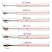 KEMEISI 1PC Simple Design Pink Champagne Metal Handle Kolinsky Sable Hair Nail Polish Brush Size 2,4,6,8,10,12 (#4)