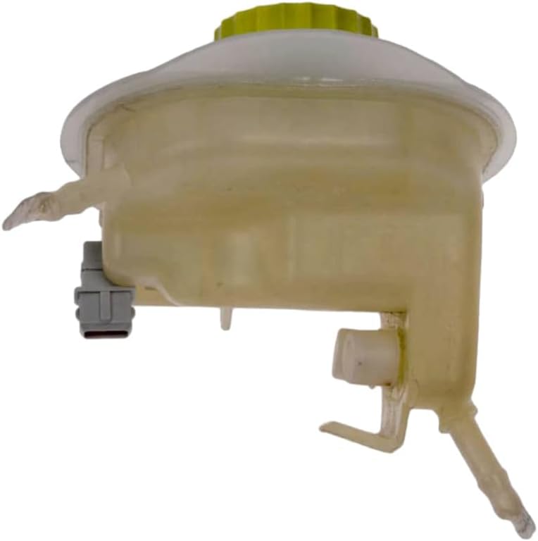KarParts360 For Audi Allroad Quattro 2001 02 03 04 2005 Brake Fluid Reservoir | Plastic Material | White Color | Cap Type | Replacement For 4B0611301C, 4B0611301D