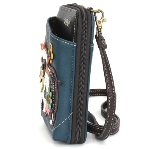 Image of CHALA Wallet Crossbody Cell Phone Purse - Women Faux Leather Multicolor Handbag with Adjustable Strap