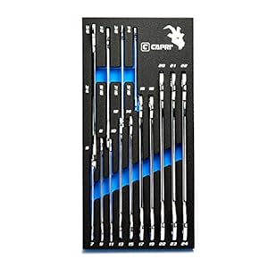 Capri Tools Superdünner Maulschlüsselsatz CP11850-14MST