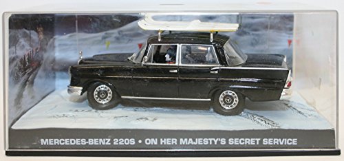 Fabbri 1/43 Scale Diecast - Mercedes Benz 220S - On Her Majesty's Secret Service Cover