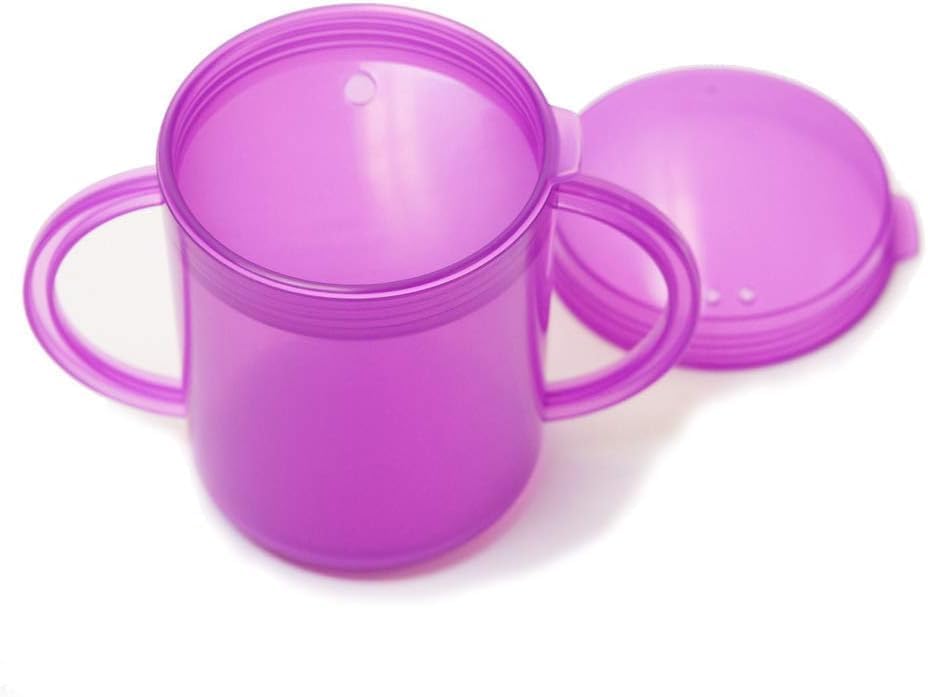 Tasse TalkTools à double couvercle amovible et poignées ergonomiques bébé - 2