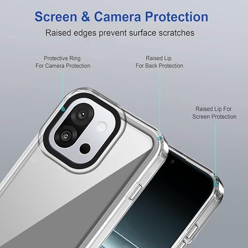 Image of Zapcase Back Case Cover for OnePlus 13s | Compatible for OnePlus 13s Back Cover | Case Cover with Camera Protection | (TPU + PC | Transparent)