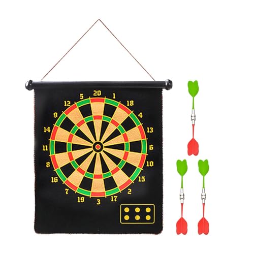 Dartboard magnétique pour les adultes cible haut de gamme double face durable