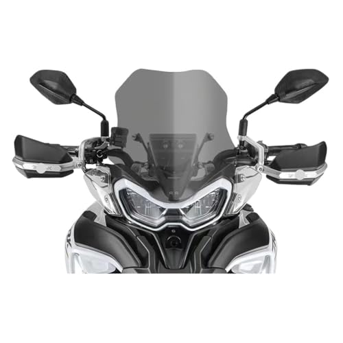 Parebrise moto TRK 702 augmenté et élargi : bulle haute coupe-vent