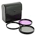 Professional High Quality 3 Piece Filter Set For Canon SLR Cameras That Have A Canon EF 50mm f/1.8 II Lens