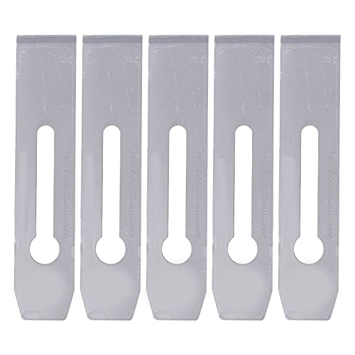 DANAIXZ Professional Planer Blades 5Pcs Premium Steel Replacement Blades for Woodworking Tools High Precision Hand Planer Accessories for Carpentry DIY Projects 38MM Golden Horse M