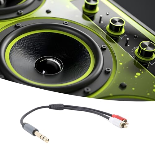 Cable de audio Vikye macho a macho 6.35mm Y splitter miniatura 7