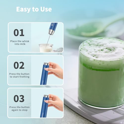 Maestri House LunaFro Rechargeable Milk Frother,Stand & 2 Detachable Whisks by Maestri House - Used condition - Image 5