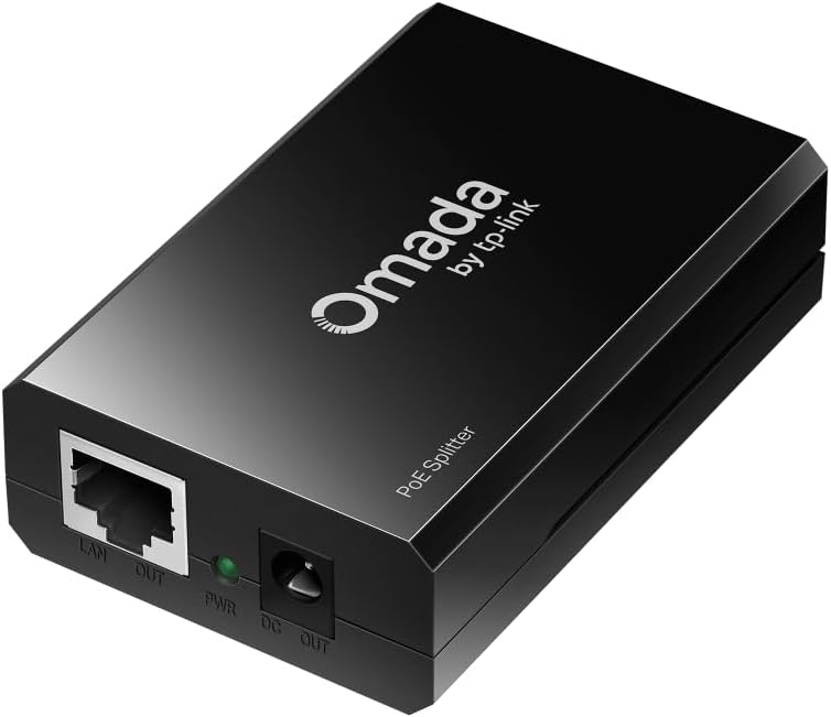 Omada PoE Splitter, Gigabit, 12V/9V/5V Power Output Selectable (POE10R) | 802.3af Compliant, Plug&Play