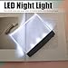 Book Light for Reading in Bed, Flat Book Reading Light Full Book Light Page Illuminator Panel Plate Lamp Board with Brightness Adjustment for Readers Kids Women Men