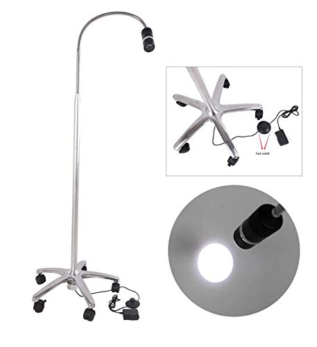 DOC.ROYAL Mobile LED Medical Examination Light Floor-standing 7W Exam Lamp JD1100L