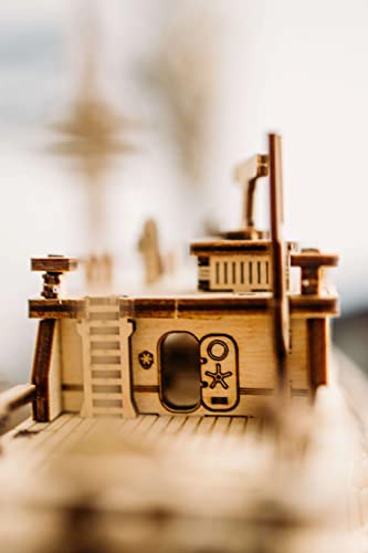 Rompecabezas mecánicos de madera 3D y kits de modelos DIY educativos 5