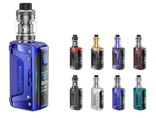 Geek vape Aegis Legend 5 ���b�h �L�b�g + Z �T�u�I�[�� �^���N 5 �A�g�}�C�U�[ 0.01�b���� 200W IP68�O�d�h�� VAPE ���� 5.5ml / 7ml �x�C�v�o���h�Z�b�g (Twilight Blue)