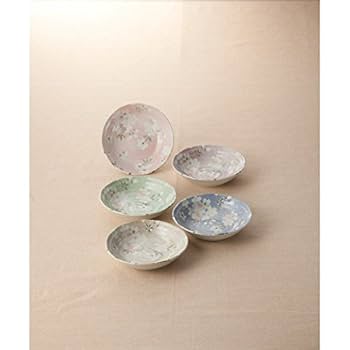 Amazon｜宇野千代 花笑み 小鉢 約16cm 5個入り 食器セット 花柄