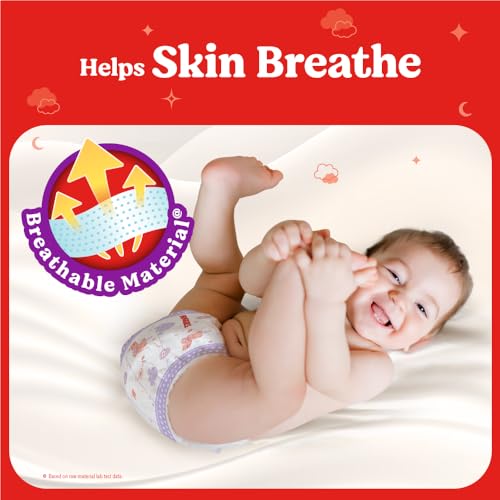 Huggies Complete Comfort Dry Tape Medium (M) Size Baby Tape Diapers, 60 count, with 5 in 1 Comfort