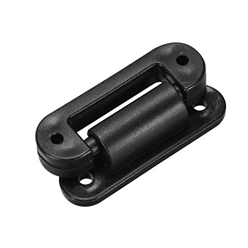 Image of uxcell Detachable Picture Hangers, 59mm Invisible Hinge with Screws for Frame Hanging, 4 Sets (Black)