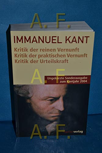 Kritik der reinen Vernunft. Kritik der praktisc... [German] 3932412508 Book Cover