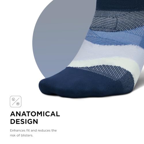 Image of Feetures Elite Light Cushion Mini Crew Sock - Sport Sock with Targeted Compression