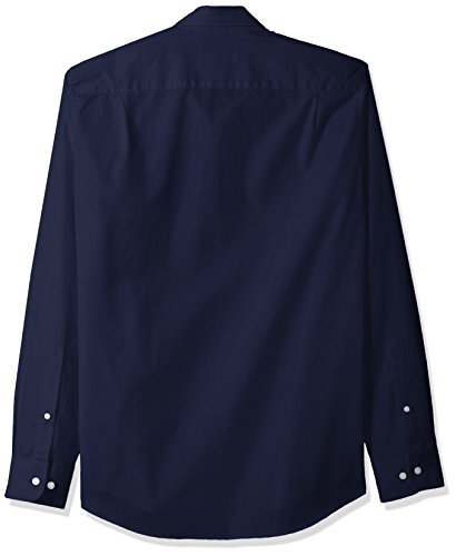 Image of Amazon Essentials Men's Regular-Fit Long-Sleeve Casual Poplin Shirt, Button Front, Business Casual, Collared