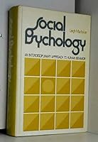 Social psychology: An interdisciplinary approach (American psychology series) B0006ATHK8 Book Cover