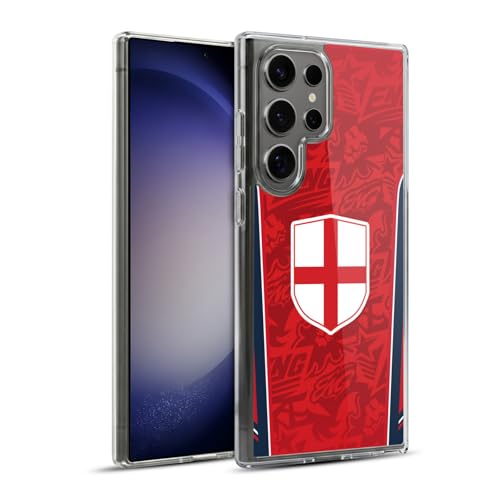Coque Foot Angleterre S23 Ultra au Stade et Housse MagSafe pour Supporter Anglais