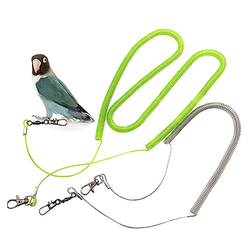 BUGUUYO Pájaro Volando Entrenamiento Cuerda Kit De Pesca Pájaro Cuerda De Entrenamiento Loro Cuerda De Entrenamiento Pájaro Kit De Correa Loro Kit De Correa Azul