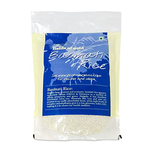 Image of PRISTINE Fields of Gold Basmati Rice, 1 kg (Pack of 5)