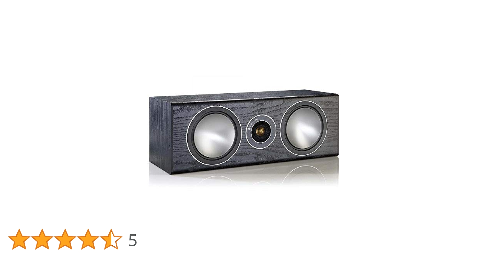 Monitor Audio - Bronze BX- Center - 2 -Way Speaker - Black