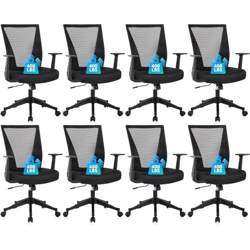 CLATINA Home Office Chair Ergonomic Desk Chair Mesh Computer Chairs with Armrests Executive Rolling...