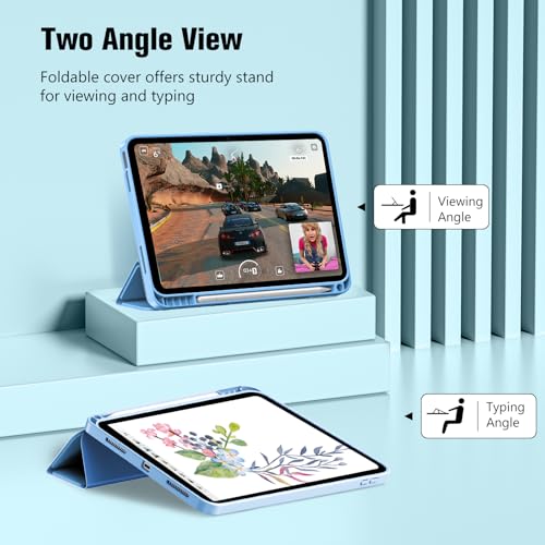 ProCase for iPad (A16) 11th Gen 11 inch 2025/10th Generation 10.9 inch 2022 Case with Pencil Holder, Full Camera Protection Slim Case with Soft TPU Back Cover -Blue by ProCase - Image 6