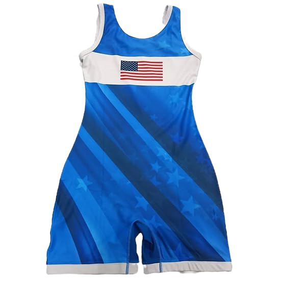 Athena Wrestling - Patriot Blue Womens/Girls Freestyle Singlet