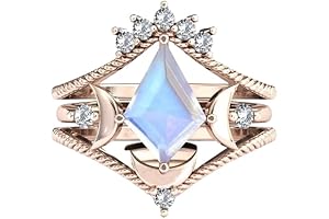 Moonstone Engagement Rings for Women | Moon Of My Life Kite Shaped...