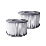 YanBan 2 filtri Vasca idromassaggio per Mspa Piscine gonfiabili, Pompa a Cartuccia Filtro Versione migliorata Adatta per MSPA Tutte Le vasche idromassaggio attuali