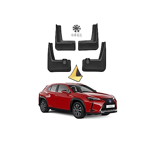 Garde-Boue pour Lexus UX 2019-2023 : Kit de 4 Bavettes Anti-Éclaboussures