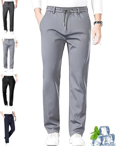 AeroStrides - Pull On Waffle Stretch Casual Pants, Lacyaura Pants Men, Ultra Stretch Breathable Casual Pant