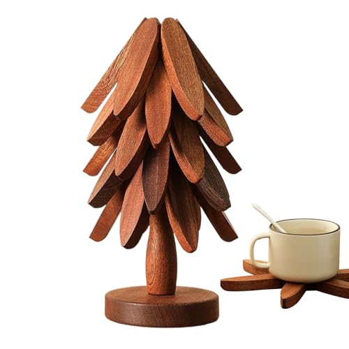 Untersetzer Holz Set Für Baumkunst Tannenbaum Untersetzer Holz...