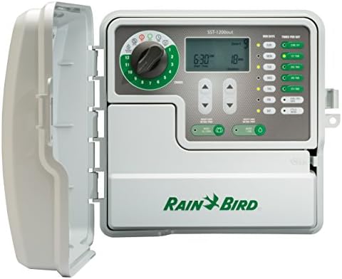 Rain Bird SST1200OUT Simple-to-Set Indoor/Outdoor Sprinkler/Irrigation Timer/Controller, 12-Zone/Station (this New/Improved Model Replaces SST1200O)
